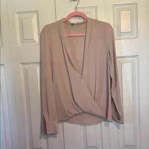 Chelsea28 Taupe Women's Blouse